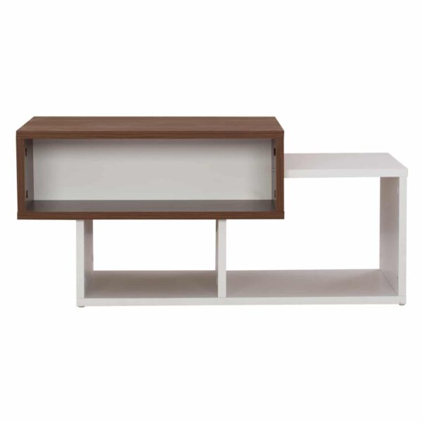 ΤΡΑΠΕΖΙ ΣΑΛΟΝΙΟΥ SERGIO ΚΑΡΥΔΙ ΛΕΥΚΟ HM9161 88x45x40 εκ. - Image 3