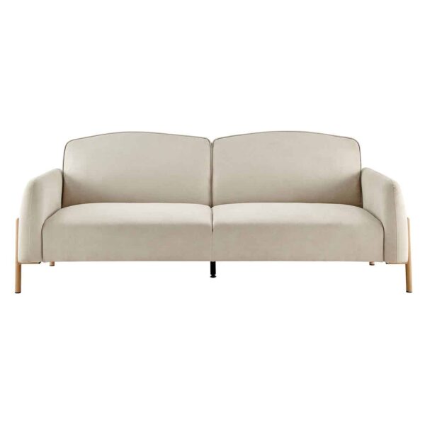 MOLINO Καναπές - Κρεβάτι Σαλονιού - Καθιστικού, Ύφασμα Μπεζ 218x85x83cm Bed:218x112x42cm - Image 4