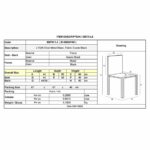 LYDIA Καρέκλα Τραπεζαρίας - Κουζίνας, Μέταλλo Bαφή Μαύρο, Ύφασμα Suede Μαύρο 44x55x86cm - Image 3