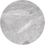 Επιφάνεια Μάρμαρο Sintered Stone, Απόχρωση Grey Marble (MDF για στήριξη βάσης) Φ60cm/11mm - Image 2