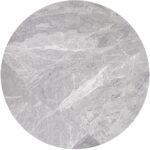 Επιφάνεια Μάρμαρο Sintered Stone, Απόχρωση Grey Marble (MDF για στήριξη βάσης) Φ70cm/11mm - Image 2