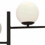 ΦΩΤΙΣΤΙΚΟ ΔΑΠΕΔΟΥ ΜΕΤΑΛΛΙΚΟ ΜΑΥΡΟ HM7432.01 30x158 εκ. - Image 4