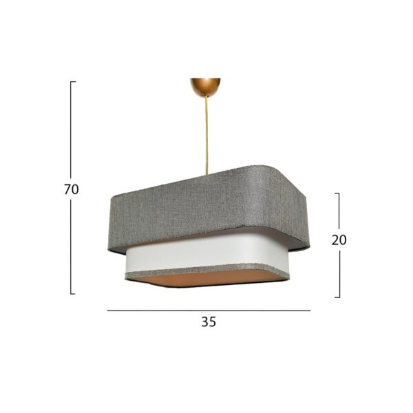 ΦΩΤΙΣΤΙΚΟ ΟΡΟΦΗΣ HM7374.03 35x20x70 εκ. - Image 2