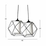 ΦΩΤΙΣΤΙΚΟ ΟΡΟΦΗΣ HM7499.01 40x65 εκ. - Image 2