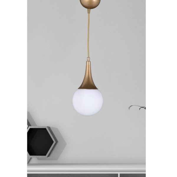 ΦΩΤΙΣΤΙΚΟ ΟΡΟΦΗΣ ΜΕΤΑΛΛΙΚΟ ΧΡΥΣΟ HM7517.02 12x91 εκ. - Image 3