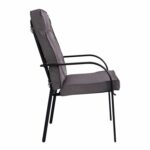 ΠΟΛΥΘΡΟΝΑ ΜΕΤΑΛΛΙΚΗ ENDIKA ΣΕ ΓΚΡΙ ΧΡΩΜΑ ΜΕ ΜΑΞΙΛΑΡΙ 60Χ71Χ105Υ εκ.HM5680.01 - Image 4