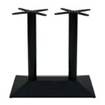 ΠΥΡΑΜΙΔΑ Βάση Τραπεζιού Μακρόστενη Μαντέμι Μαύρο 17,70 Kg 73x40x72cm