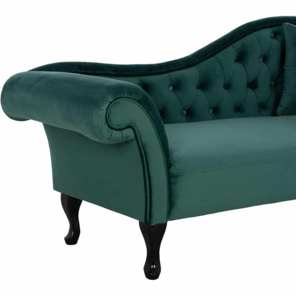 ΑΝΑΚΛΙΝΔΡΟ T.CHESTERFIELD NIOVI HM3008.03 ΚΥΠΑΡΙΣΣΙ ΒΕΛΟΥΔΟ-ΜΑΥΡΑ ΠΟΔΙΑ 187x61x82Υ - Image 6