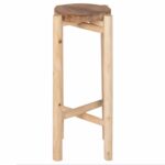 ΑΝΘΟΣΤΗΛΗ HOVER HM7935 ΞΥΛΟ ΤΕΑΚ ΣΕ ΦΥΣΙΚΟ ΧΡΩΜΑ Φ30x75,5Υεκ. - Image 3