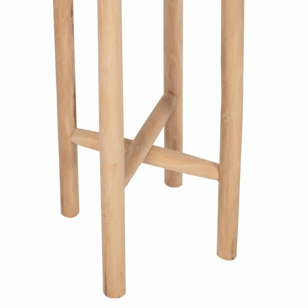 ΑΝΘΟΣΤΗΛΗ HOVER HM7935 ΞΥΛΟ ΤΕΑΚ ΣΕ ΦΥΣΙΚΟ ΧΡΩΜΑ Φ30x75,5Υεκ. - Image 5