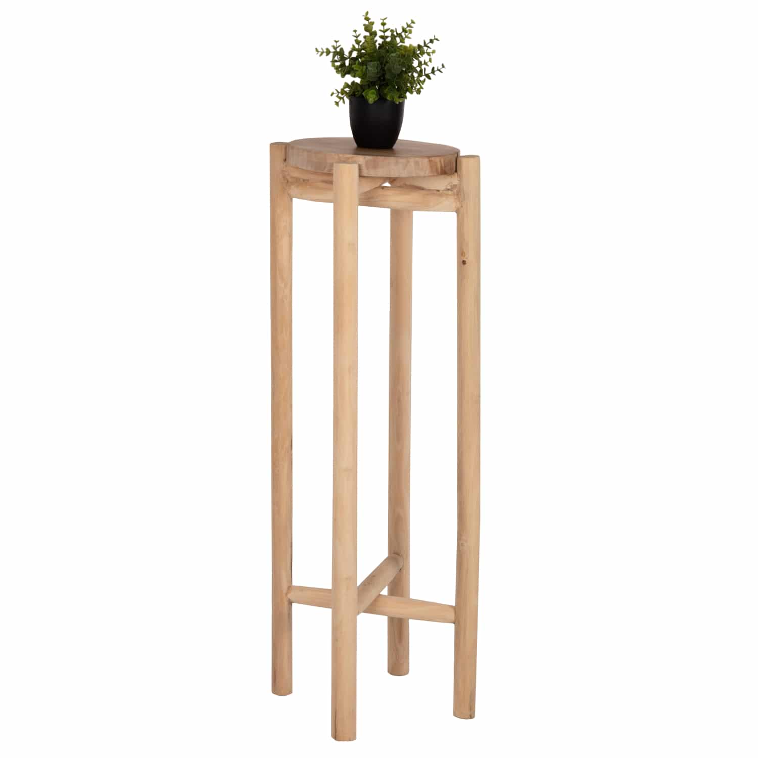 HM7936 ΑΝΘΟΣΤΗΛΗ HOVER HM7936 ΞΥΛΟ ΤΕΑΚ ΣΕ ΦΥΣΙΚΟ ΧΡΩΜΑ Φ30x100Yεκ. - Image 1