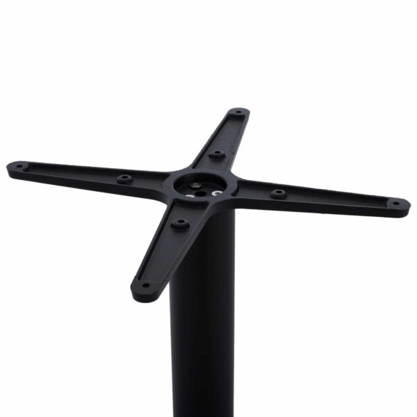 ΒΑΣΗ ΜΕΤΑΛΛΙΚΗ ΜΠΑΡ ΜΕΣΑΙΟΥ ΥΨΟΥΣ ΜΑΥΡΗ ΜΑΤ HM472 ΣΤΑΥΡΟΣ 46Χ46εκ. Φ49X94Υεκ. - Image 3