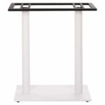 ΒΑΣΗ ΜΠΑΡ ΜΕΤΑΛΛΙΚΗ ΔΙΠΛΗ ΛΕΥΚΗ ΜΑΤ ΜΕΣΑΙΟΥ ΥΨΟΥΣ 40Χ80Χ90Υεκ. HM478.02 - Image 3