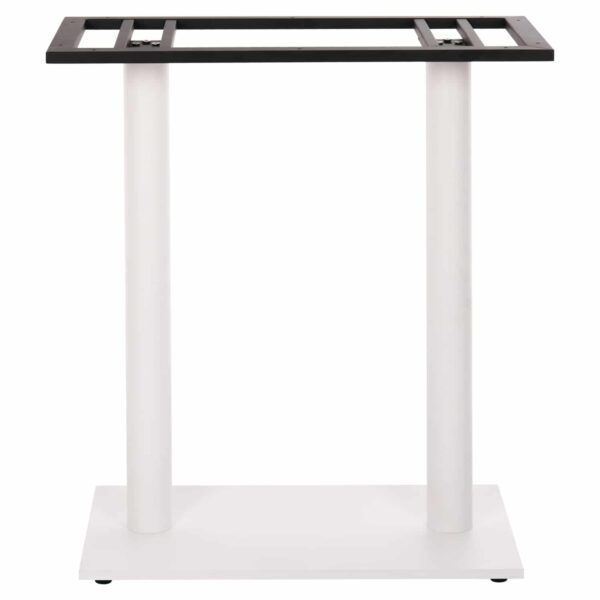 ΒΑΣΗ ΜΠΑΡ ΜΕΤΑΛΛΙΚΗ ΔΙΠΛΗ ΛΕΥΚΗ ΜΑΤ ΜΕΣΑΙΟΥ ΥΨΟΥΣ 40Χ80Χ90Υεκ. HM478.02 - Image 3