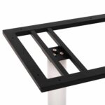 ΒΑΣΗ ΜΠΑΡ ΜΕΤΑΛΛΙΚΗ ΔΙΠΛΗ ΛΕΥΚΗ ΜΑΤ ΜΕΣΑΙΟΥ ΥΨΟΥΣ 40Χ80Χ90Υεκ. HM478.02 - Image 4