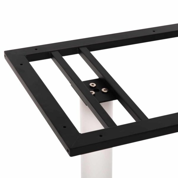 ΒΑΣΗ ΜΠΑΡ ΜΕΤΑΛΛΙΚΗ ΔΙΠΛΗ ΛΕΥΚΗ ΜΑΤ ΜΕΣΑΙΟΥ ΥΨΟΥΣ 40Χ80Χ90Υεκ. HM478.02 - Image 4