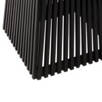 ΒΑΣΗ ΤΡΑΠΕΖΙΟΥ ΕΣΩΤ.ΧΩΡΟΥ ΤΕΤΡΑΓΩΝΗ FRANTZ HM9460.02 ΞΥΛΟ MINDI ΣΕ ΜΑΥΡΟ 60x60x75Y εκ. - Image 5