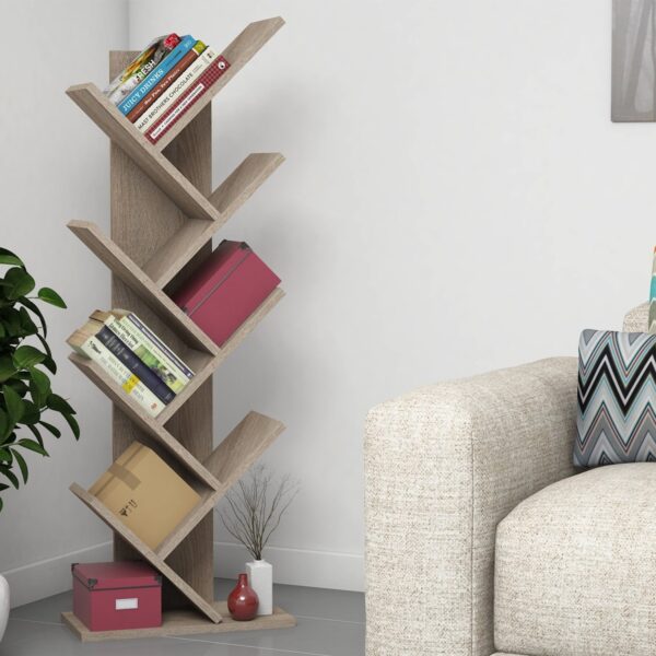 ΒΙΒΛΙΟΘΗΚΗ LIANA ΜΕΛΑΜΙΝΗΣ SONAMA 46x22x128,5Yεκ.HM9028.11 - Image 4