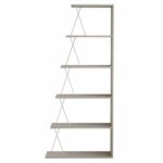 ΒΙΒΛΙΟΘΗΚΗ ΜΕΛΑΜΙΝΗΣ MINI TARS SONOMA ΛΕΥΚΟ HM2241.11 65x22-24x146Υεκ. - Image 3