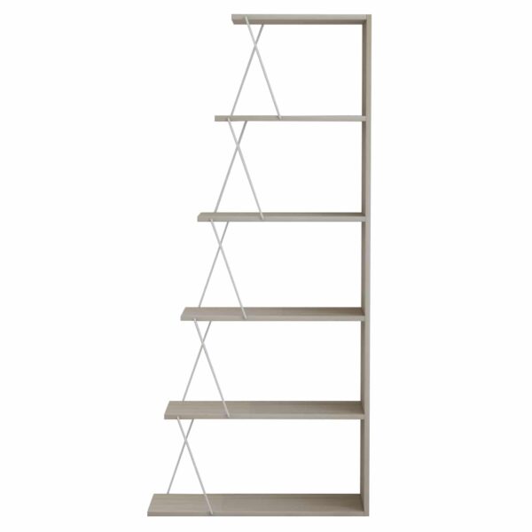 ΒΙΒΛΙΟΘΗΚΗ ΜΕΛΑΜΙΝΗΣ MINI TARS SONOMA ΛΕΥΚΟ HM2241.11 65x22-24x146Υεκ. - Image 3