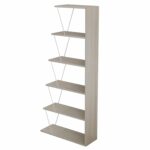 ΒΙΒΛΙΟΘΗΚΗ ΜΕΛΑΜΙΝΗΣ MINI TARS SONOMA ΛΕΥΚΟ HM2241.11 65x22-24x146Υεκ. - Image 4