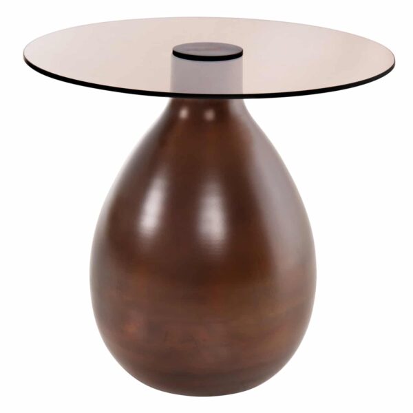 ΒΟΗΘΗΤΙΚΑ ΤΡΑΠΕΖΑΚΙΑ REGEN 2ΤΜΧ HM9666 ΜΕΤΑΛΛΟ ΧΑΛΚΙΝΟ-ΓΥΑΛΙ Φ44 & Φ40 εκ. - Image 5