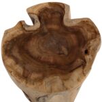 ΒΟΗΘΗΤΙΚΟ ΤΡΑΠΕΖΑΚΙ HM9374 ΑΠΟ ΜΑΣΙΦ ΞΥΛΟ ΤEAK ΦΥΣΙΚΟ Φ30-35X45Υ ΕΚ. - Image 4