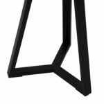 ΒΟΗΘΗΤΙΚΟ ΤΡΑΠΕΖΑΚΙ ROCKET HM9587.04 MDF ΚΑΡΥΔΙ-ΜΑΥΡΗ ΜΕΤΑΛΛΙΚΗ ΒΑΣΗ Φ45x55Υεκ. - Image 6