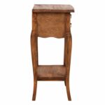 ΒΟΗΘΗΤΙΚΟ ΤΡΑΠΕΖΑΚΙ ΜΕ ΣΥΡΤΑΡΙΑ HM7904 ΜΑΟΝΙ ΣΕ ΦΥΣΙΚΟ ΧΡΩΜΑ 40x30x67Υ εκ. - Image 5