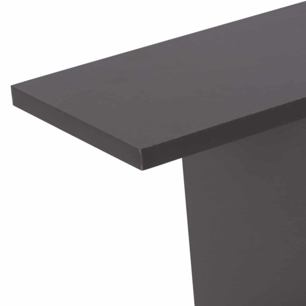 ΒΟΗΘΗΤΙΚΟ ΤΡΑΠΕΖΙ ΜΕ ΡΑΦΙΑ AMEER ΜΕΛΑΜΙΝΗ ΣΕ ΧΡΩΜΑ ΓΚΡΙ HM8881.20 50x17x56Υεκ. - Image 4