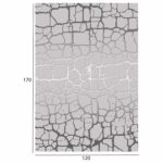 ΧΑΛΙ ΣΑΛΟΝΙΟΥ ΜΕ ΚΡΟΣΙΑ ΓΚΡΙ JOSIANE  HM7677.19 120X170 εκ - Image 2