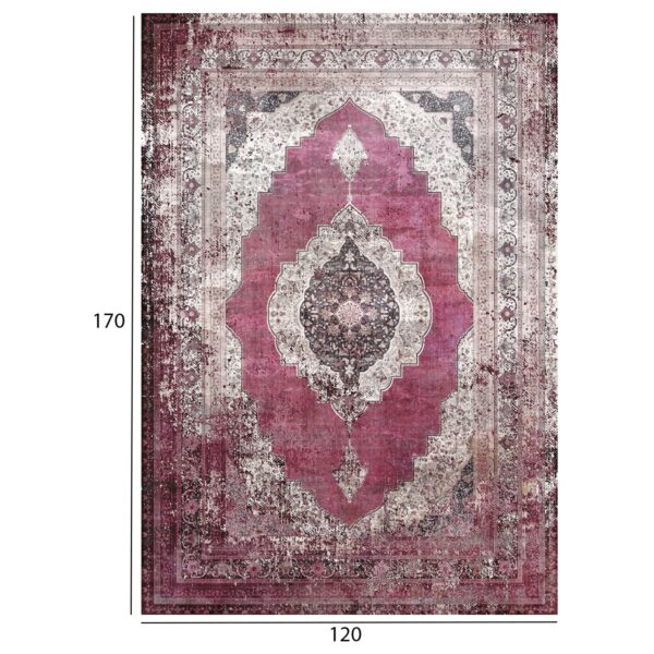 ΧΑΛΙ ΣΑΛΟΝΙΟΥ JOSIANE HM7677.08 ΚΟΚΚΙΝΟ 120X170 εκ. - Image 2