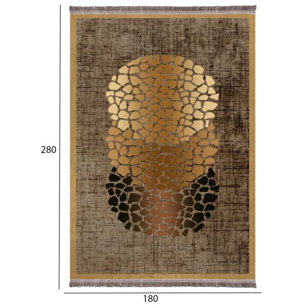 ΧΑΛΙ ΣΑΛΟΝΙΟΥ ME ΚΡΟΣΙΑ JOSIANE ΧΡΥΣΟ HM7723.29 180Χ280 εκ. - Image 2