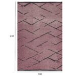 ΧΑΛΙ ΣΑΛΟΝΙΟΥ CALLISTO ΜΕ ΚΡΟΣΙΑ HM7674.06 ΣΑΠΙΟ ΜΗΛΟ ΜΑΥΡΟ 160Χ230 εκ. - Image 2