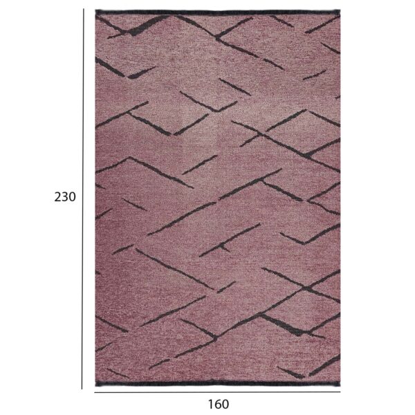 ΧΑΛΙ ΣΑΛΟΝΙΟΥ CALLISTO ΜΕ ΚΡΟΣΙΑ HM7674.06 ΣΑΠΙΟ ΜΗΛΟ ΜΑΥΡΟ 160Χ230 εκ. - Image 2