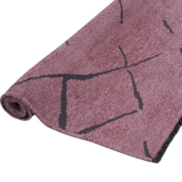 ΧΑΛΙ ΣΑΛΟΝΙΟΥ CALLISTO ΜΕ ΚΡΟΣΙΑ HM7674.06 ΣΑΠΙΟ ΜΗΛΟ ΜΑΥΡΟ 160Χ230 εκ. - Image 3