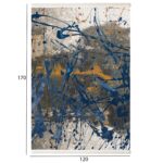 ΧΑΛΙ ΣΑΛΟΝΙΟΥ ΜΕ ΚΡΟΣΙΑ JOSIANE  HM7677.13 ΠΟΛΥΧΡΩΜΟ 120X170 εκ. - Image 2