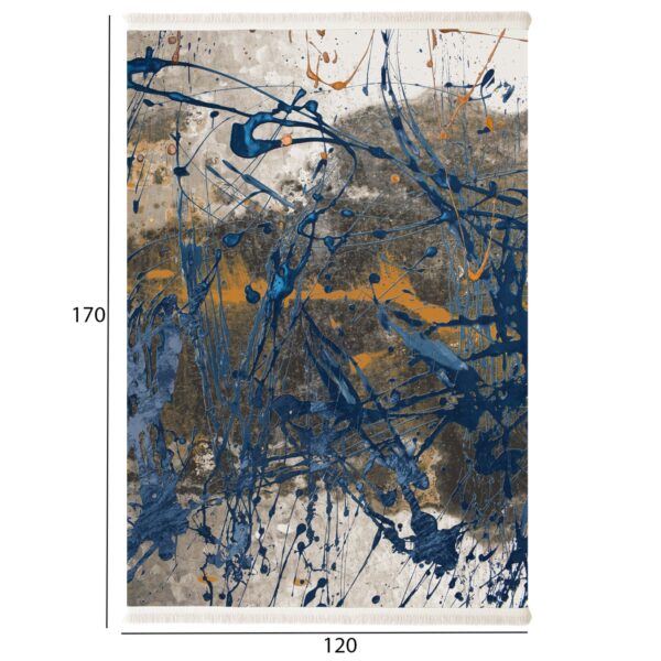 ΧΑΛΙ ΣΑΛΟΝΙΟΥ ΜΕ ΚΡΟΣΙΑ JOSIANE  HM7677.13 ΠΟΛΥΧΡΩΜΟ 120X170 εκ. - Image 2