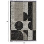 ΧΑΛΙ ΣΑΛΟΝΙΟΥ ΜΕ ΚΡΟΣΙΑ JOSIANE ΠΟΛΥΧΡΩΜΟ HM7677.46 120X170 εκ. - Image 2