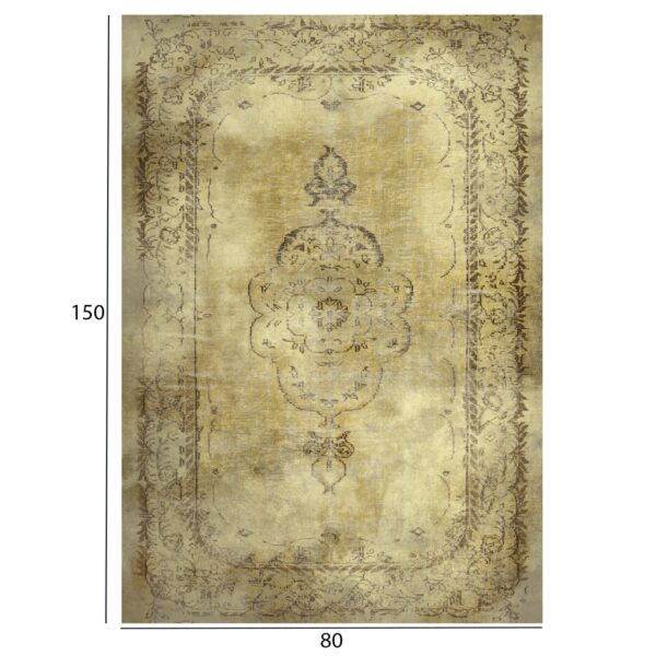 ΧΑΛΙ ΣΑΛΟΝΙΟΥ ΜΕ ΚΡΟΣΙΑ JOSIANE VINTAGE HM7676.03 ETHNIC ΧΡΥΣΟ 80X150 εκ. - Image 2