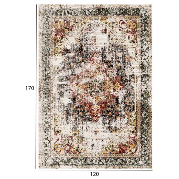 ΧΑΛΙ ΣΑΛΟΝΙΟΥ ME ΚΡΟΣΙΑ VINTAGE JOSIANE HM7677.10 ΠΟΛΥΧΡΩΜΟ 120X170 εκ. - Image 2