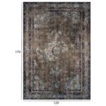 ΧΑΛΙ ΣΑΛΟΝΙΟΥ VINTAGE ΜΕ ΚΡΟΣΙΑ JOSIANE HM7677.05 ΚΑΦΕ 120X170 εκ. - Image 2