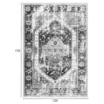 ΧΑΛΙ ΣΑΛΟΝΙΟΥ VINTAGE ΜΕ ΚΡΟΣΙΑ JOSIANE HM7677.11 ΓΚΡΙ 120X170 εκ. - Image 2