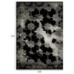 ΧΑΛΙ ΣΑΛΟΝΙΟΥ VINTAGE ΜΕ ΚΡΟΣΙΑ JOSIANE  HM7677.17 ΜΑΥΡΟ 120X170 εκ. - Image 2