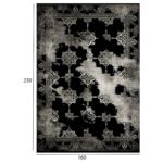 ΧΑΛΙ ΣΑΛΟΝΙΟΥ VINTAGE ΜΕ ΚΡΟΣΙΑ JOSIANE ΜΑΥΡΟ HM7675.17 160X230 εκ. - Image 2