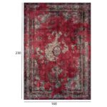 ΧΑΛΙ ΣΑΛΟΝΙΟΥ ME ΚΡΟΣΙΑ JOSIANE VINTAGE ΜΠΟΡΝΤΩ HM7675.04  160X230 εκ. - Image 2