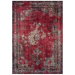 ΧΑΛΙ ΣΑΛΟΝΙΟΥ ME ΚΡΟΣΙΑ JOSIANE VINTAGE ΜΠΟΡΝΤΩ HM7675.04  160X230 εκ.