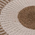 ΧΑΛΙ ΣΤΡΟΓΓΥΛΟ KIRKI HM7842 ΑΠΟ ΦΥΣΙΚΕΣ ΙΝΕΣ SEAGRASS ΛΕΥΚΟ-ΦΥΣΙΚΟ Φ150εκ. - Image 3