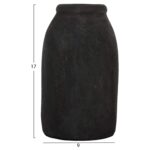 ΔΙΑΚΟΣΜΗΤΙΚA ΒΑΖA ΑΠΟ TERRACOTTA ΑΝΘΡΑΚΙ HM7711 - Image 2