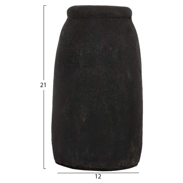 ΔΙΑΚΟΣΜΗΤΙΚA ΒΑΖA ΑΠΟ TERRACOTTA ΑΝΘΡΑΚΙ HM7711 - Image 4